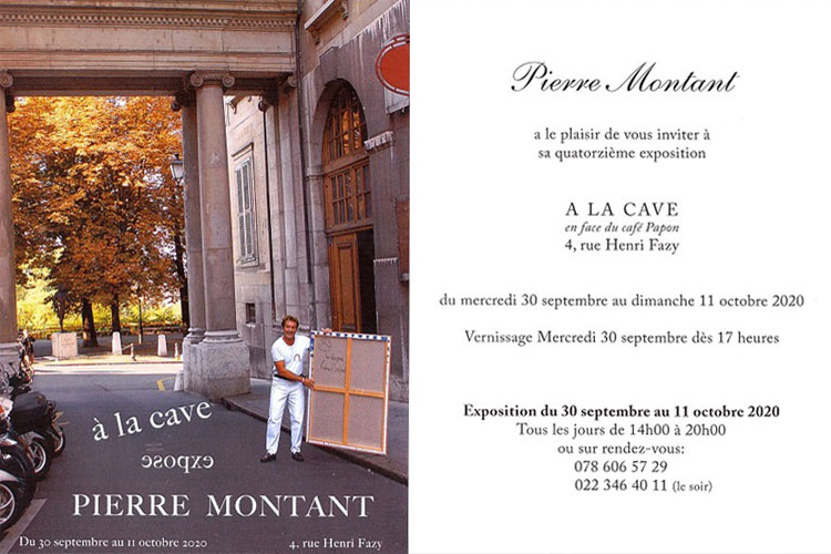 Pierre Montant Exhibits at la Cave – 2020