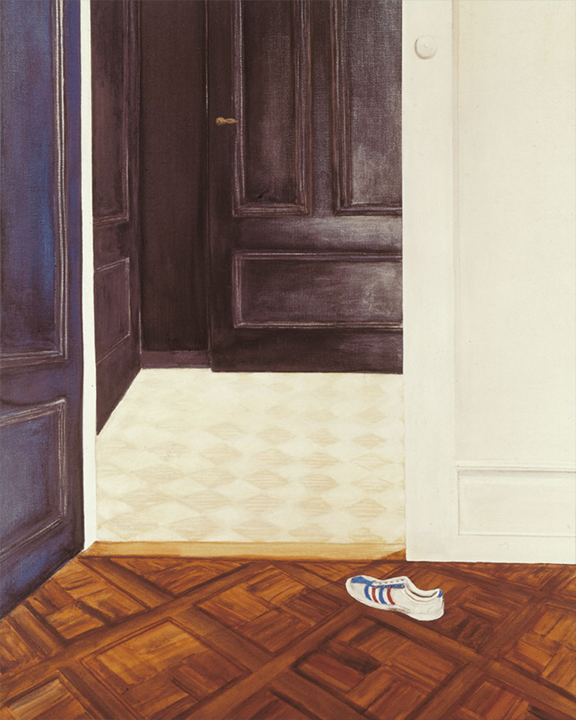 Pierre Montant _ Artiste peintre _ Suisse _ Tableaux _ Années 1970 _ Forgotten shoes