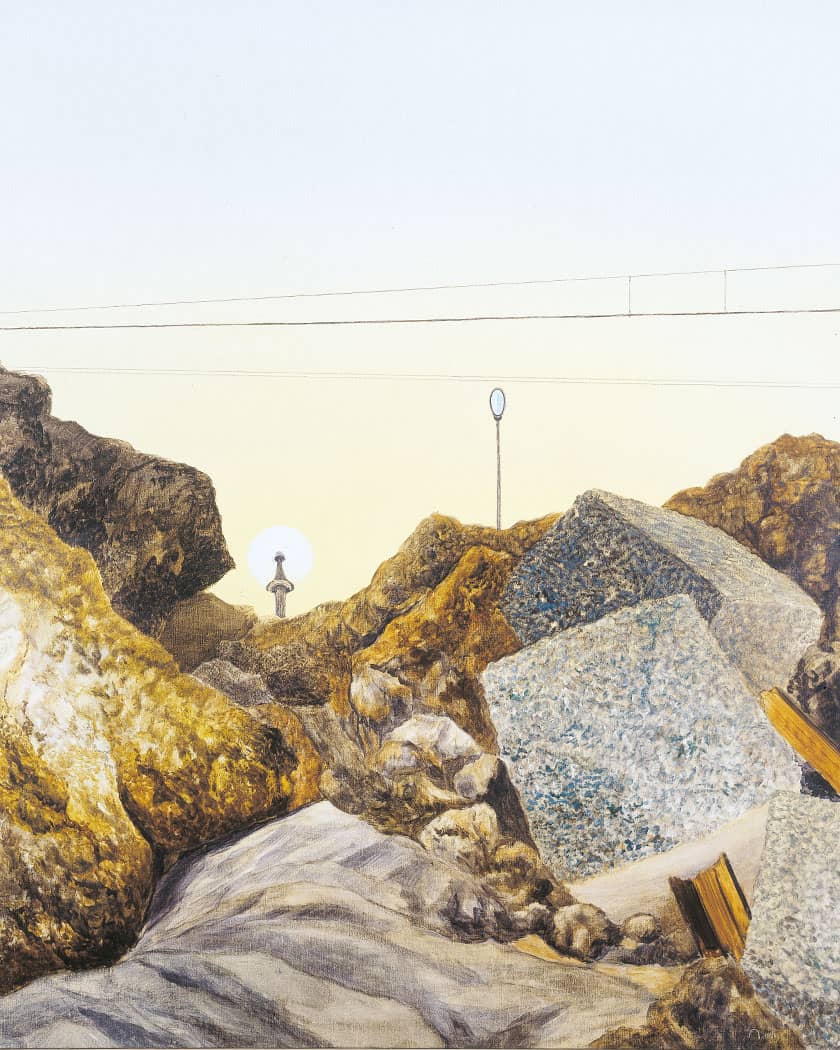 Pierre Montant _ Artiste peintre _ Suisse _ Tableaux _ Années 1980 _ Dei Tutelari