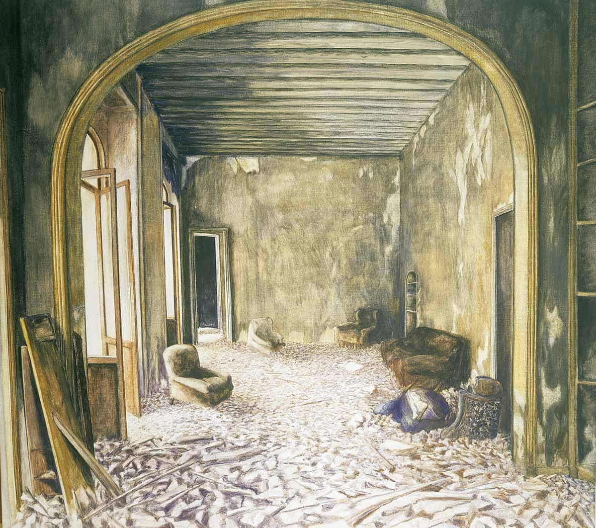 Pierre Montant _ Artiste peintre _ Suisse _ Tableaux _ Années 1990 _ La présence du vide