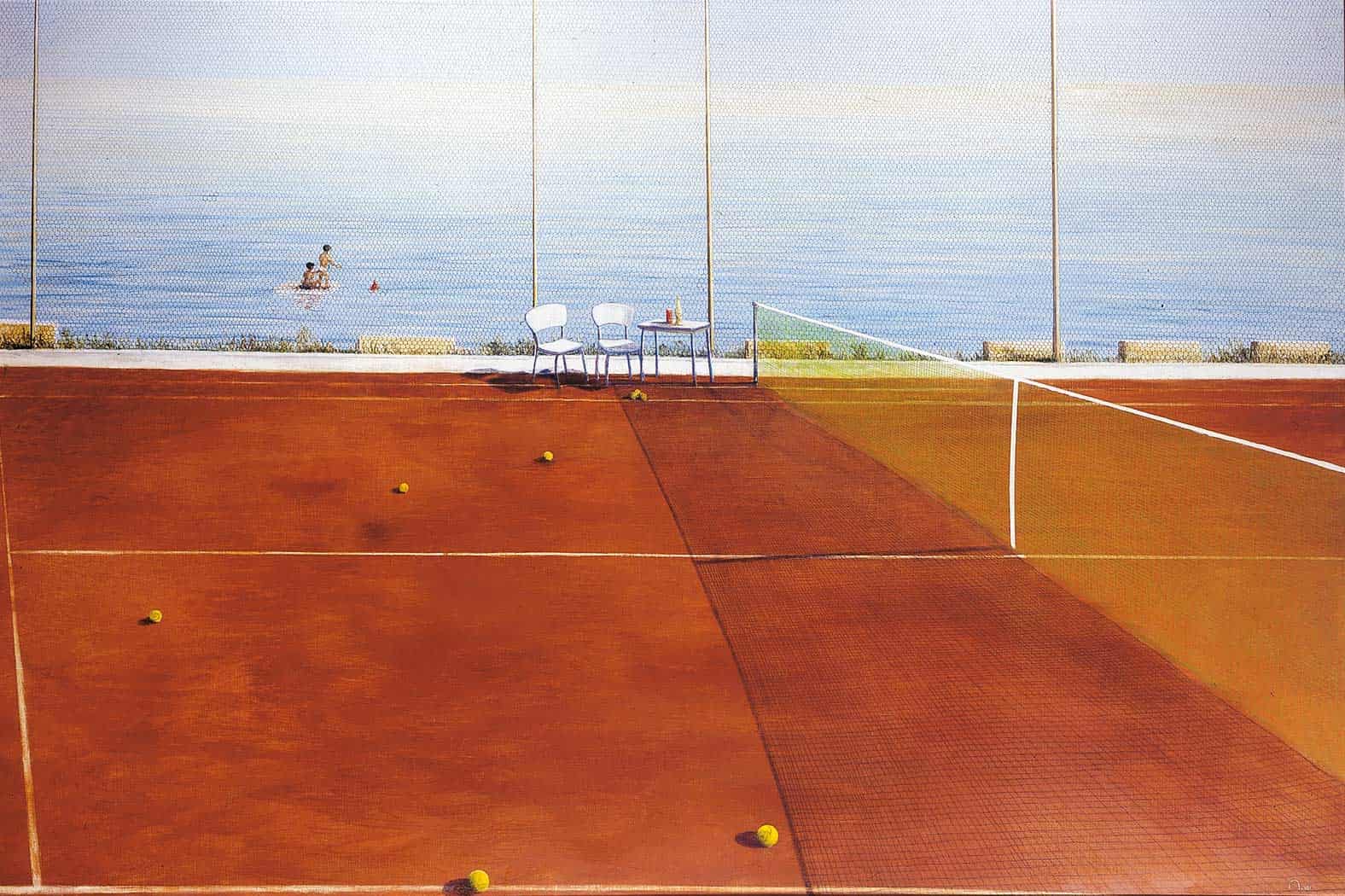 Pierre Montant _ Artiste peintre _ Suisse _ Tableaux _ Années 1990 _ La règle du jeu
