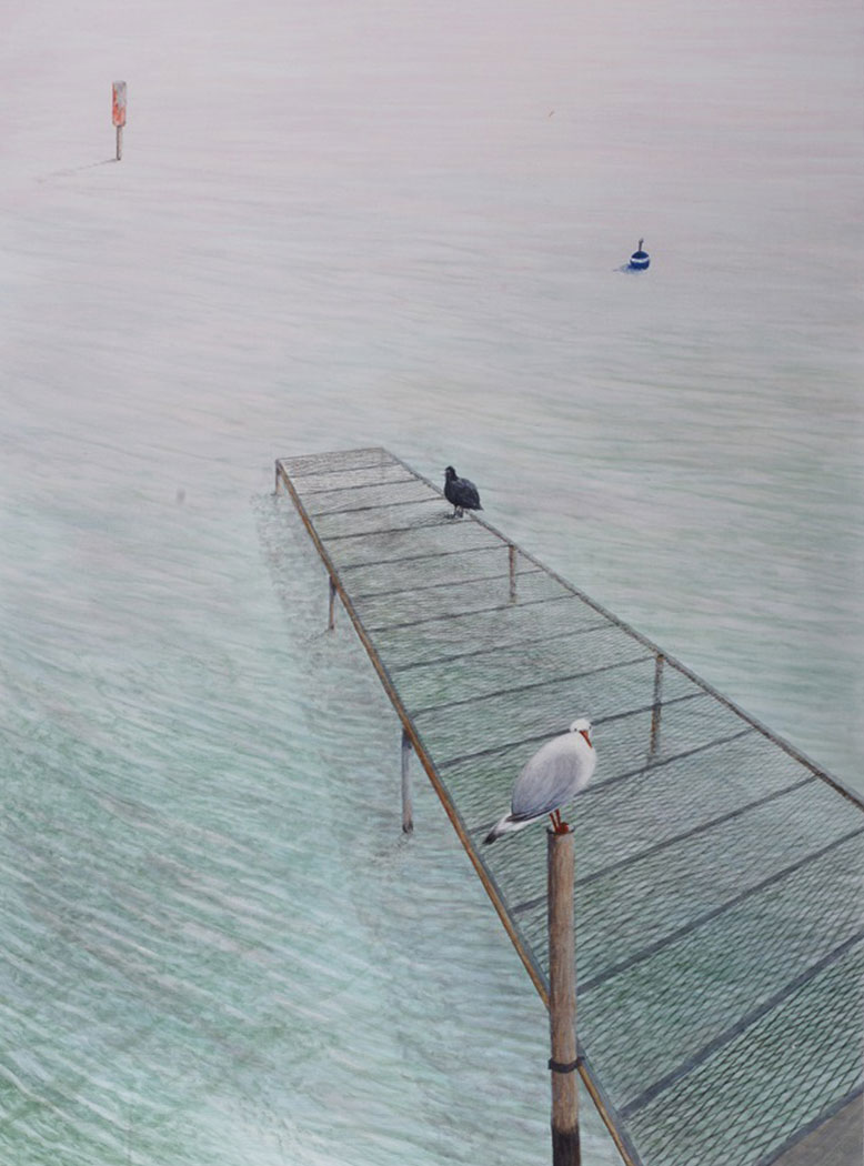 Pierre Montant _ Artiste peintre _ Suisse _ Tableaux _ Années 2000 _ Still lake